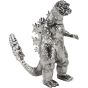 CCP Middle Size Series Vol.13 - Godzilla (1964) - Plated Paint Silver Ver. - Soft Vinyl Figure