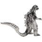 CCP Middle Size Series Vol.13 - Godzilla (1964) - Plated Paint Silver Ver. - Soft Vinyl Figur