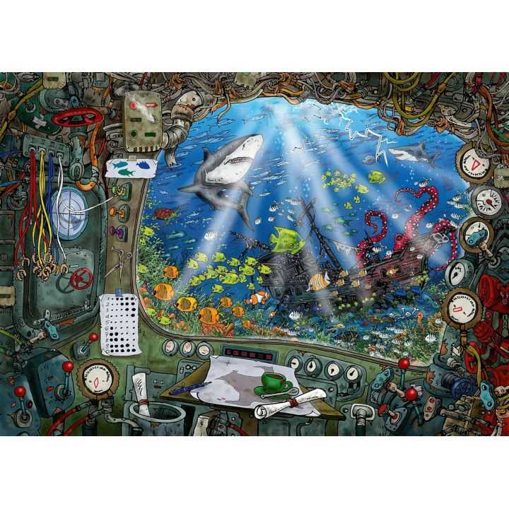BRIO JAPAN Rompecabezas de 759 piezas - Submarine Escape Puzzle Ravensburger