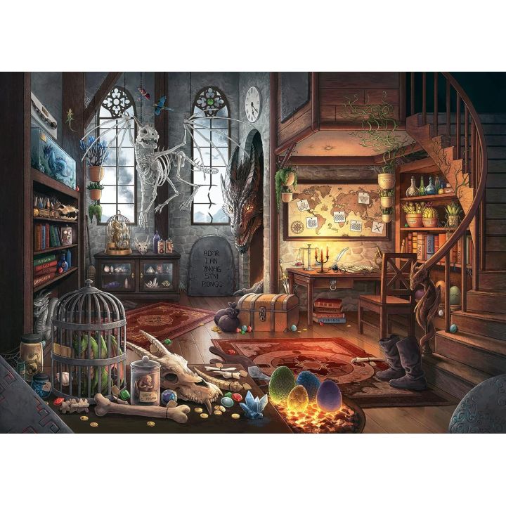 BRIO JAPAN 759-Piece Jigsaw Puzzle – Dragon’s Laboratory Escape Puzzle Ravensburger