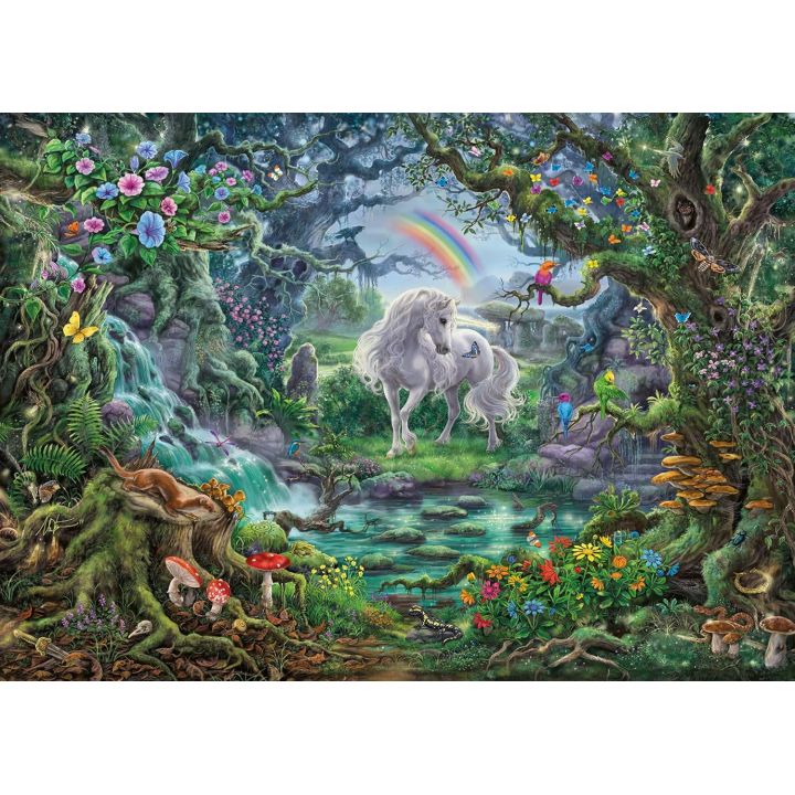 BRIO JAPAN 759-Piece Jigsaw Puzzle – Unicorn Escape Puzzle Ravensburger