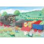 TENYO 108-Piece Jigsaw Puzzle – Nora Neko Gundan: Train Adventure (18.2x25.7cm)