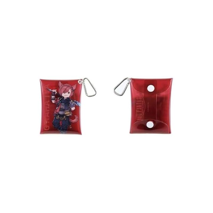 SQUARE ENIX Final Fantasy XIV Character Clear Multi Case – G'raha Tia (Dark Red)