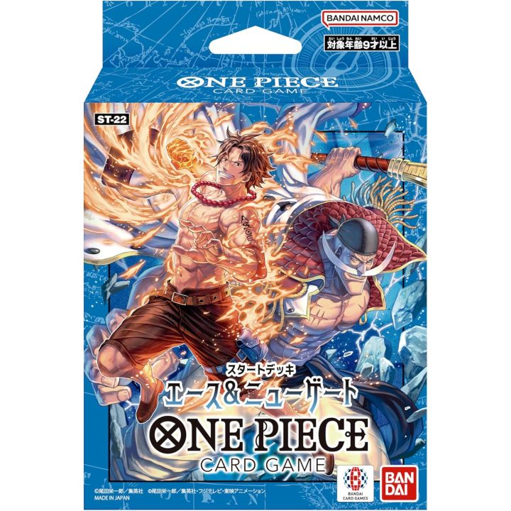 Bandai One Piece Card Game Start Deck Ace & Newgate ST 22 Box