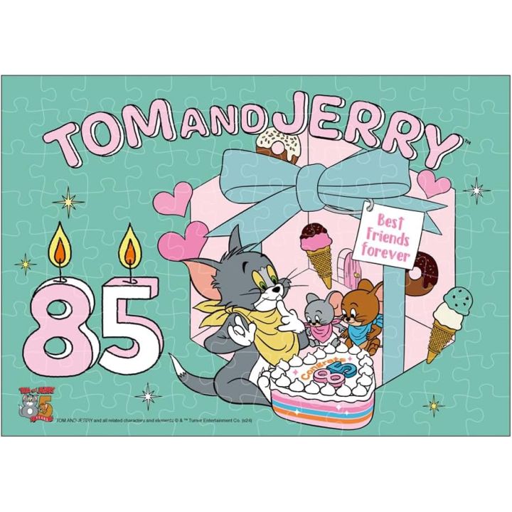 TENYO Tom and Jerry 108-Piece Jigsaw Puzzle – Best Friends Forever (18.2 x 25.7 cm)