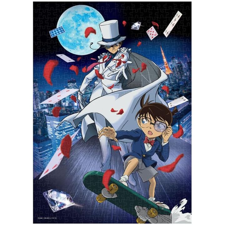 TENYO Detective Conan 500-Piece Flash Magic Jigsaw Puzzle – Moonlight Showtime (35×49 cm)
