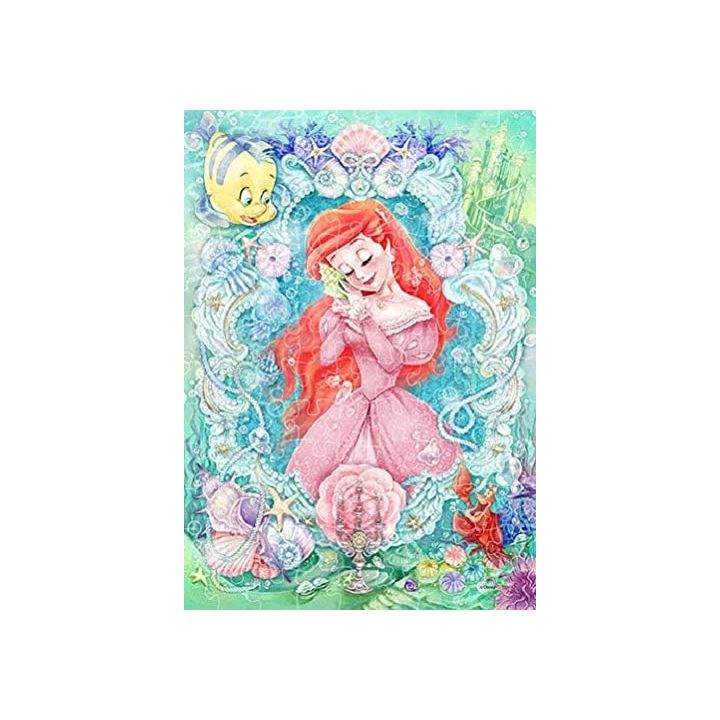 TENYO Disney 108-Piece Jigsaw Puzzle – Nostalgic Melody (Ariel) (18.2 × 25.7 cm)