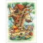 TENYO Disney 108-Piece Jigsaw Puzzle – Owl's House (Winnie the Pooh) (18.2x25.7cm)