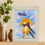 TENYO Disney 108-Piece Jigsaw Puzzle – Beautiful Child: Simba (18.2x25.7cm)