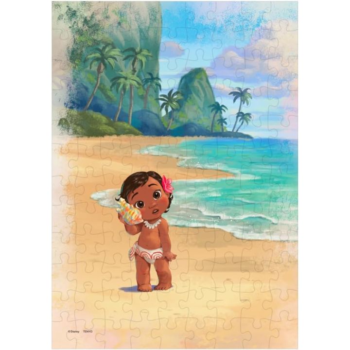 TENYO Disney 108-Piece Jigsaw Puzzle – Beautiful Child Series: Moana (18.2x25.7cm)