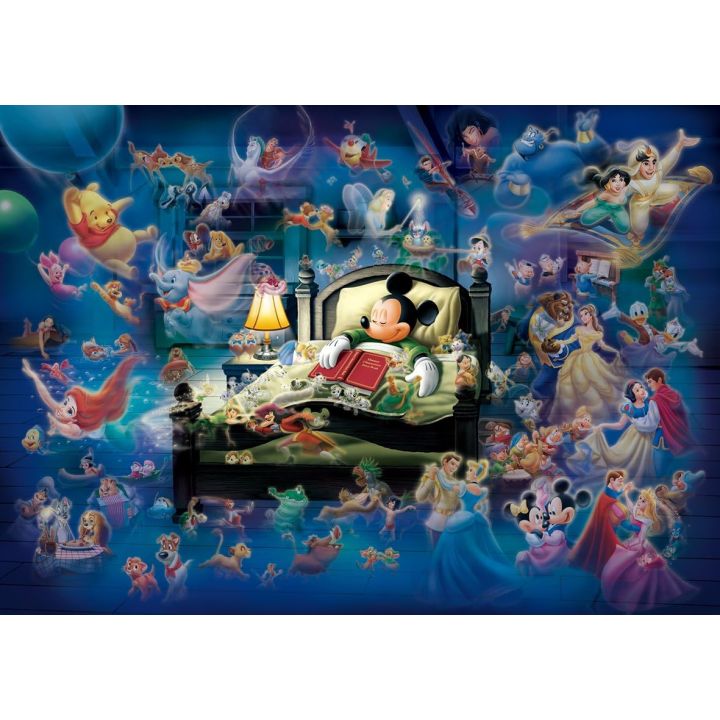 TENYO Disney – Mickey’s Dream Fantasy 108-Piece Glow-in-the-Dark Jigsaw Puzzle (Japanese Edition)