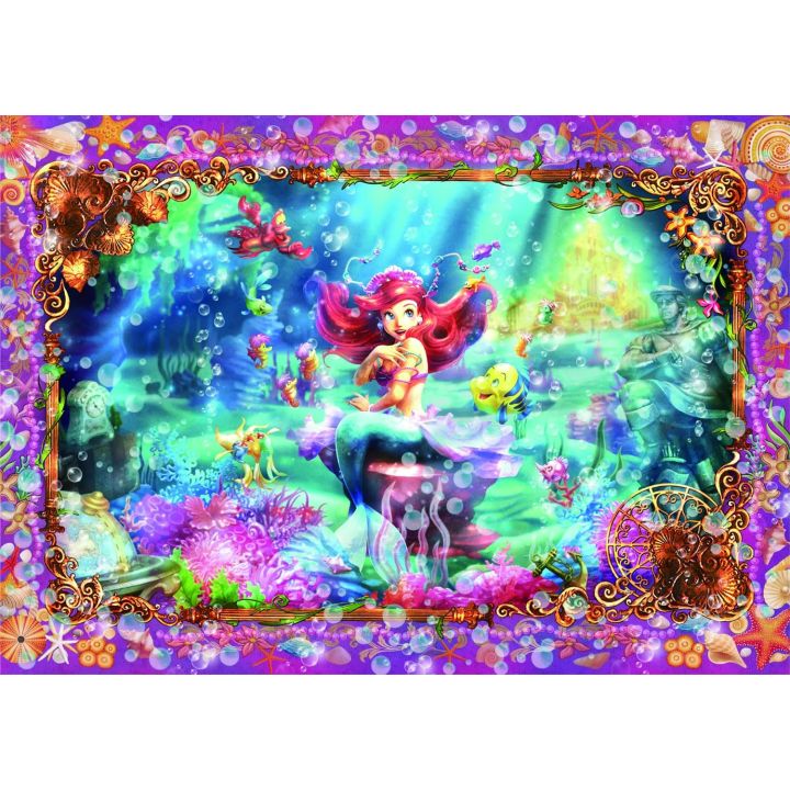 TENYO Disney – Pure White 266-Piece Jigsaw Puzzle Little Mermaid Beautiful Mermaid (Japanese Edition)