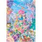 TENYO Disney – Pure White 500-Piece Jigsaw Puzzle Alice in Sweetsland (Japanese Edition)