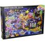 TENYO Disney – Wish Upon a Starry Sky 1000-Piece Jigsaw Puzzle (Stained Art Series, Japanese Import)