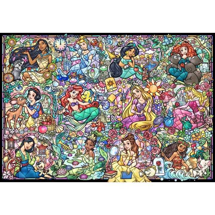 TENYO Disney - Collezione di principesse Puzzle da 1000 pezzi (Serie Arte colorata, importazione giapponese) TENYO Disney - Collezione di principesse Puzzle da 1000 pezzi (Serie Arte colorata, importazione giapponese)