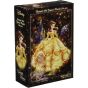 TENYO 266-Piece Jigsaw Puzzle Disney Beauty and the Beast Belle – Pure White Gyutto Series [Stained Art]