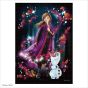 TENYO 266-Piece Jigsaw Puzzle Frozen – The Unchanging Light of the Heart (Anna) Gyutto Pieces [Stained Art]
