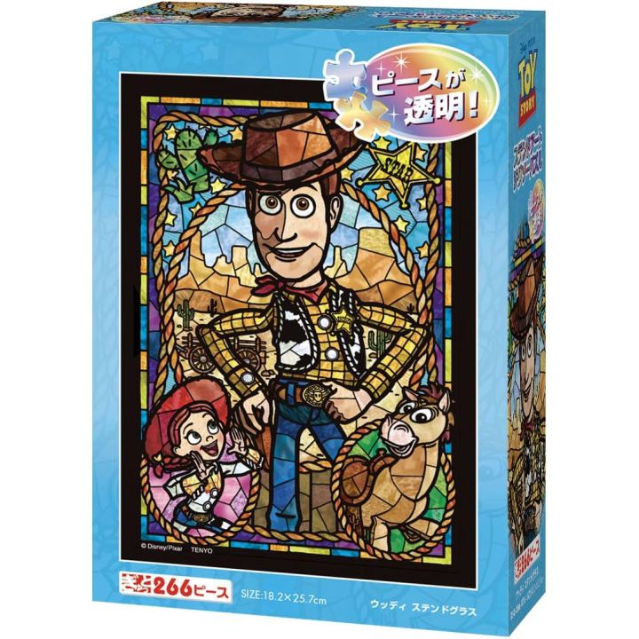 TENYO 266-Piece Jigsaw Puzzle Toy Story Woody – Stained Art (Gyutto Series)