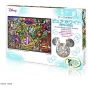 TENYO 1000-Piece Disney Tangled Story Stained Glass Pure White Jigsaw Puzzle (51 x 73.5 cm)
