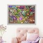 TENYO 1000-Piece Disney Tangled Story Stained Glass Pure White Jigsaw Puzzle (51 x 73.5 cm)