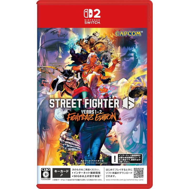 Capcom　Street Fighter 6 Years 1-2 Fighters Edition – Nintendo Switch 2 Key card Edition