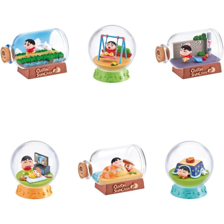 RE-MENT Crayon Shin-chan Terrarium 2: Mischievous Everyday Life – 1BOX (6pcs)