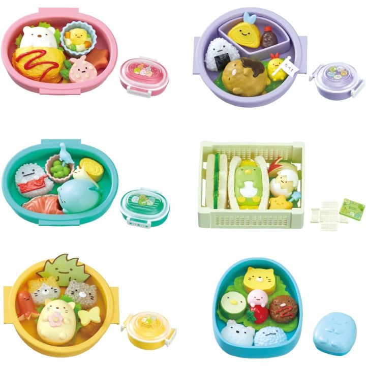 RE-MENT San-X Sumikko Gurashi Manpuku♪ Sumikko Bento – 1BOX (8pcs)