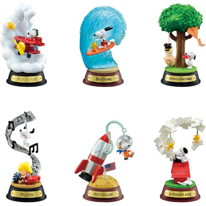 Re-Ment PEANUTS Snoopy SWING ORNAMENT – 1BOX (6pcs)