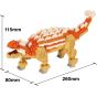 Kawada nanoblock Dinosaur DX Ankylosaurus NBM-063