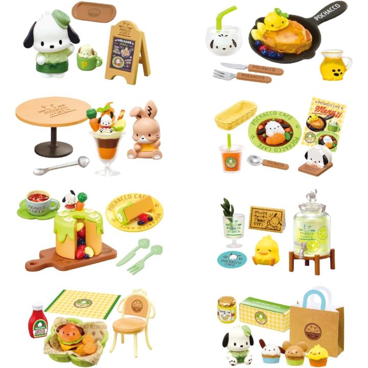 RE-MENT Sanrio Pochacco Café 1BOX (8pcs) (Japanese Import)