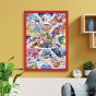 TENYO 300-Piece Jigsaw Puzzle Disney Pixar "Popping Out! Pixar Characters Gathering!" (30.5x43cm)