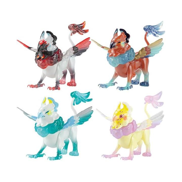 SO-TA Daikyoya Collection “Hyokkori Hime‑Jujishi” Griffon Non‑Scale PVC Figure – 4‑Piece Box
