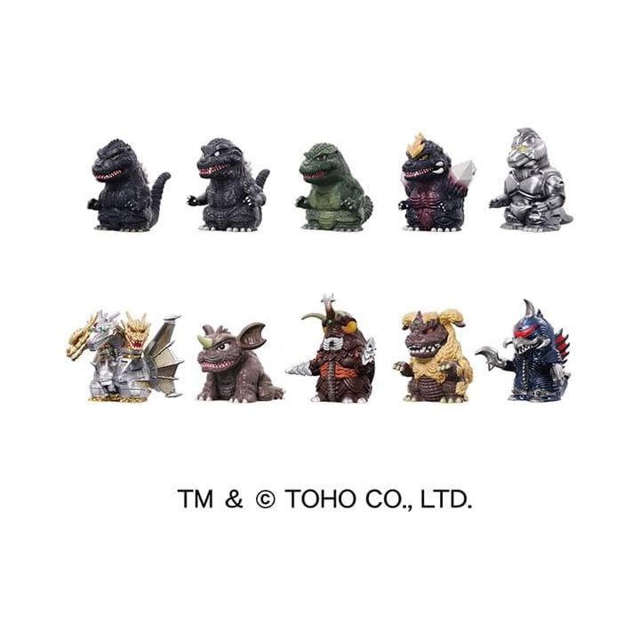ENSKY Godzilla Sofvi Puppet Mascot 3 – 1 Box (10 Packs)