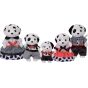 EPOCH Sylvanian Families Dalmatian Family PVC Doll Set