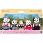 EPOCH Sylvanian Families Dalmatian Family PVC Doll Set