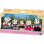 EPOCH Sylvanian Families Dalmatian Family PVC Doll Set