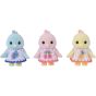 EPOCH Sylvanian Families Citrus Bird Family PVC Doll Set