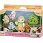 EPOCH Sylvanian Families Citrus Bird Family PVC Doll Set