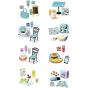 RE-MENT Hatsune Miku "Miku's Cafe" Mini Diorama Figure Box – 1 BOX (8 pcs)