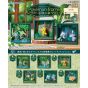 Re‑Ment Pokémon Frame “Deep Green Forest” Miniature Diorama & Acrylic Frame Box – 1 BOX (6 pcs)