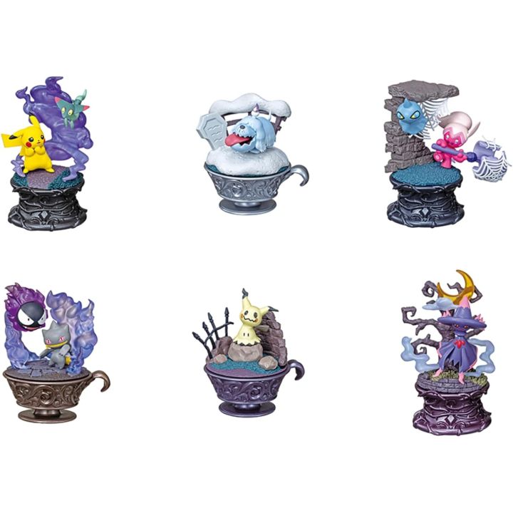 Re‑Ment Pokémon “Little Night Collection” Miniature Diorama Figure Box – 1 BOX (6 pcs)
