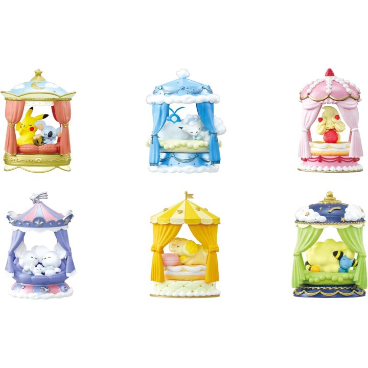 Re‑Ment Pokémon “Nighty Night Collection” Mini Interior Diorama Box – 1 BOX (6 pcs)