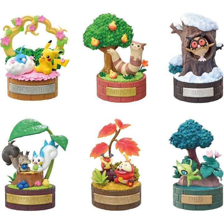 Re‑Ment Pokémon “A Little Tale of the Forest” Peaceful Moments! Mini Diorama – 1 BOX (6 pcs)
