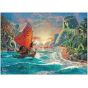 TENYO Disney Moana “Canvas Style” 300‑Piece Jigsaw Puzzle – Japanese Import