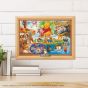 TENYO Disney “Winnie the Pooh and the Great Storm” 300‑Piece Jigsaw Puzzle – Japanese Import