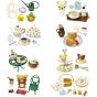 RE-MENT Rilakkuma British Tea Time 1BOX – Re-Ment Miniature Collectible Figure Set (Japanese Import)