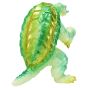 CCP Middle Size Series Vol. 6 Gamera (1996) – Luminous Green Ver. PVC Figure