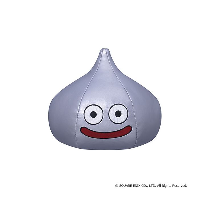 Square Enix Dragon Quest Smile Slime Metal Slime Plush – Medium (M Size)