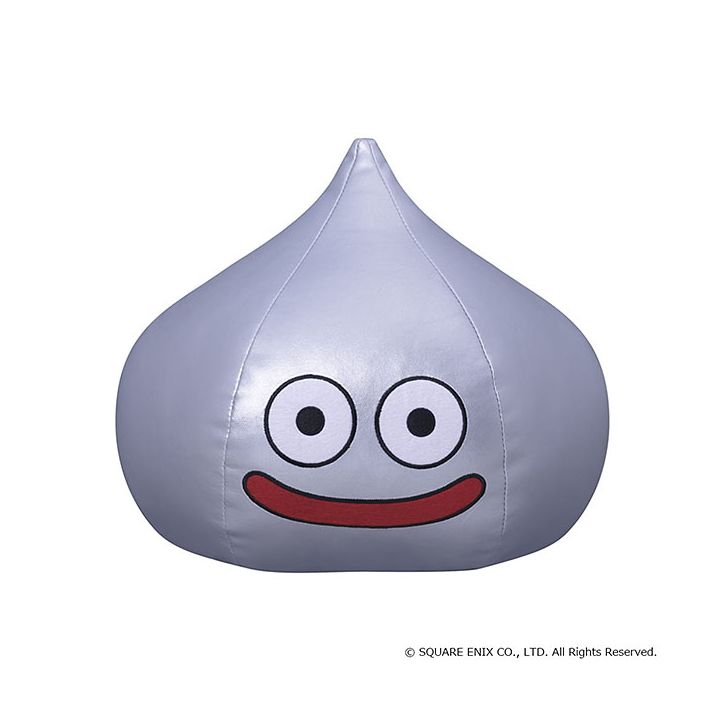 Square Enix Dragon Quest Smile Slime Plush – Metal Slime (Large, L Size)