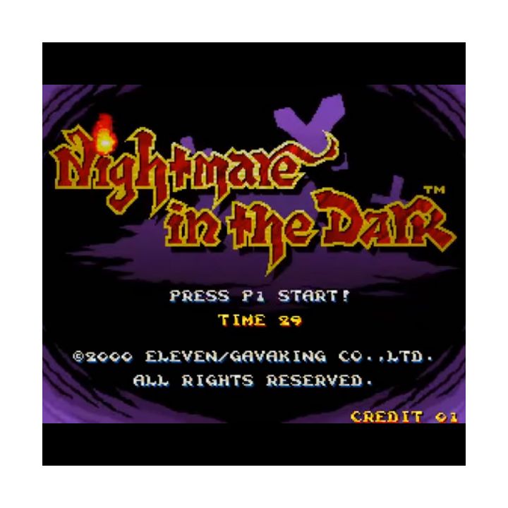 SNK Nightmare in the Dark NEO GEO MVS